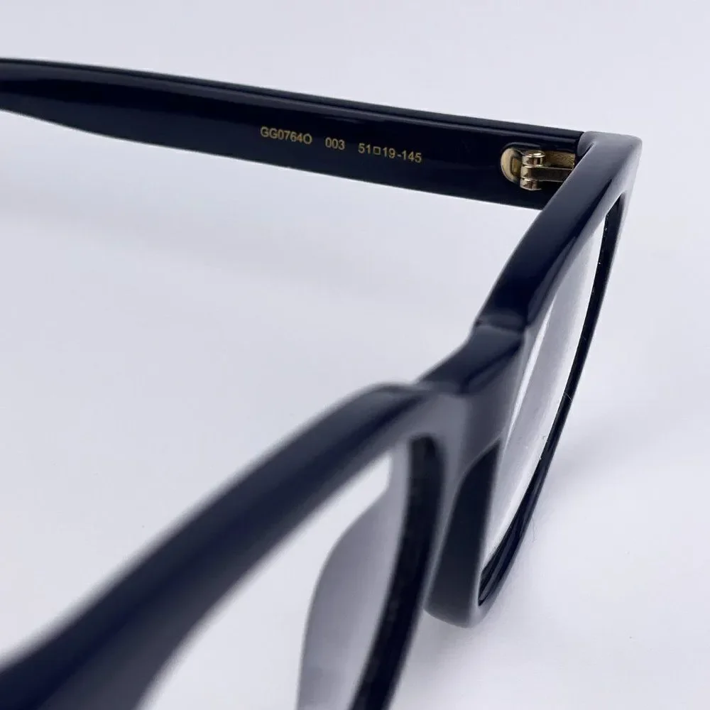 SALE! NEW GUCCI GG0764O 003 Blue Square Women Eyeglasses